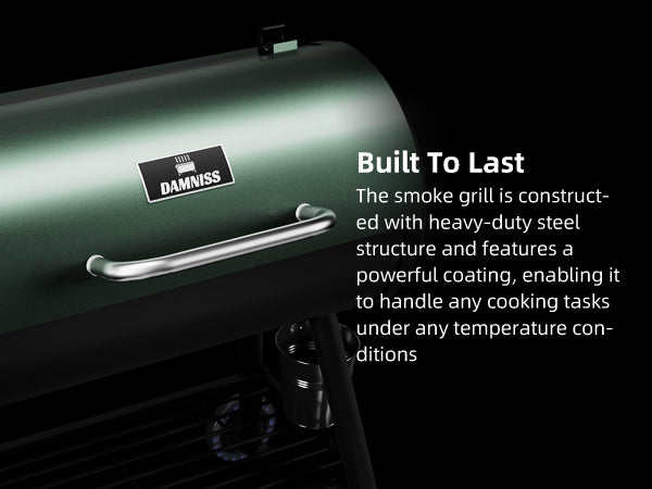 Pellet Smoker Grill Combo, 565 SQ.IN Cooking Area with PID Temperature Control (180-450°F) Electric BBQ Meat Grills & Smokers, Patio Backyard for Roast Outdoor